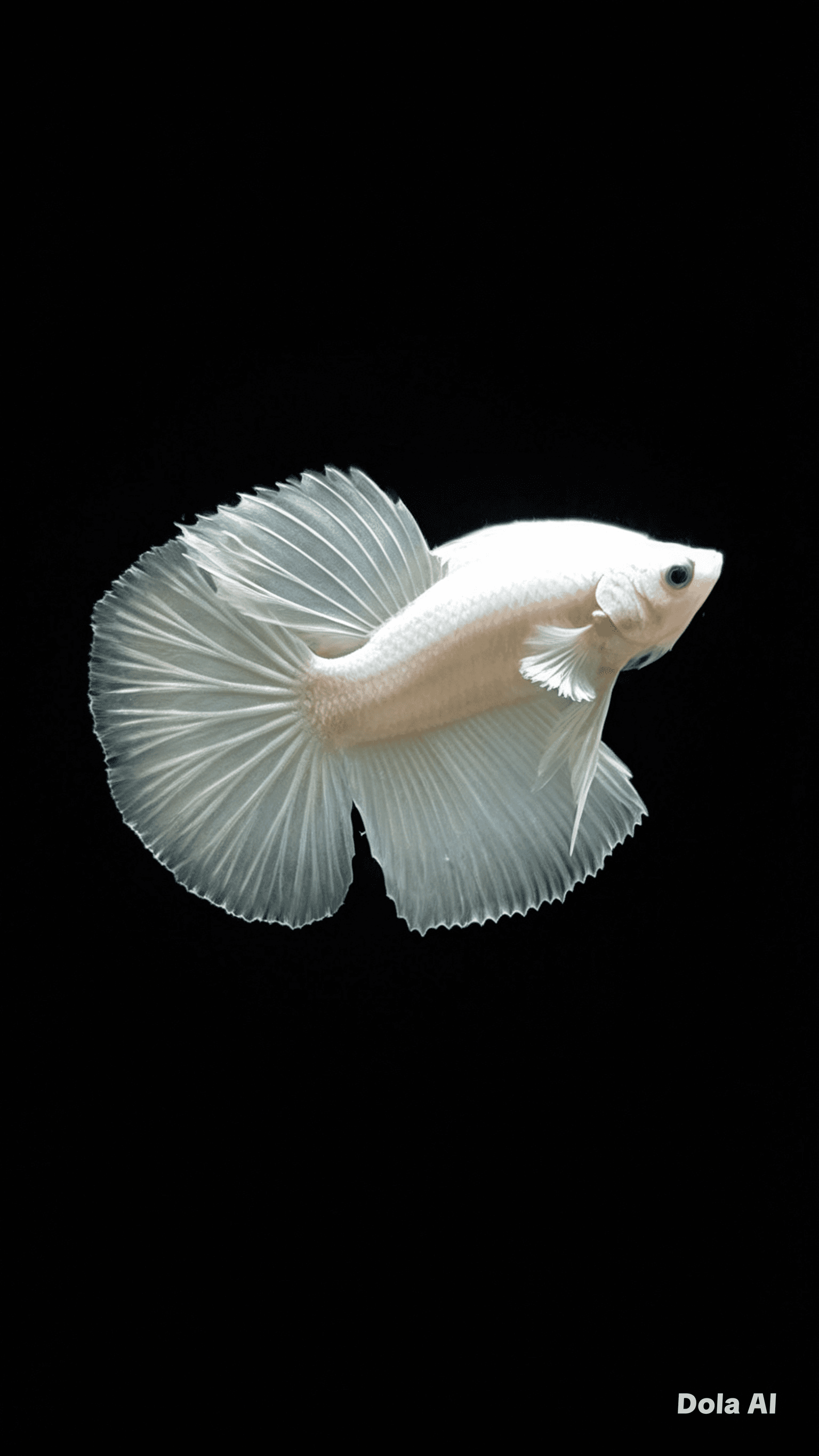 Halfmoon white platinum - Gambar 1